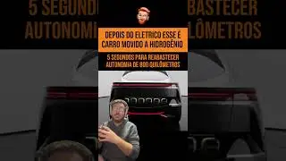 Um carro movido a hidrogênio