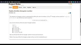 Project Euler 12 | Triangle Number with 500 Divisors