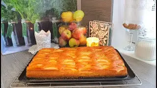 Ароматный яблочный кухен!Быстро и Вкусно!