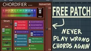 This Free Patcher Preset Makes You Play Correct Chords Only. (FL Studio)