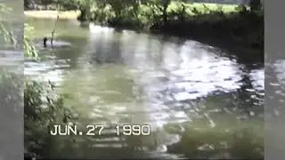 1990 Riding Horses in the Water & Swinging on a Rope
