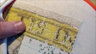 Stitch With Me #49: Old World Map 2 - Doing All The Stitches