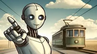 How Good is AI Music Getting? (Trolley Problem Music Video)