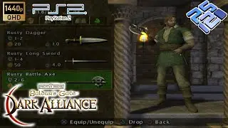 Baldur's Gate: Dark Alliance PS2 1440p Gameplay (PCSX2)