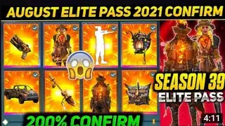 ​​​​​August Elite Pass Free Fire 2021 || Season 39 ELITE PASS | august elite pass free fire