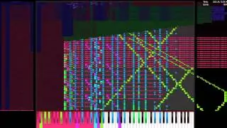 PianoFromAbove: Bad Apple 3,5 million