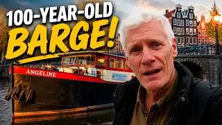 AMSTERDAM'S WEIRDEST HOTEL | a 100-year-old historical barge