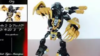 ОИДР Lego Bionicle 2015  Kory KillTeam  MOC  How to build