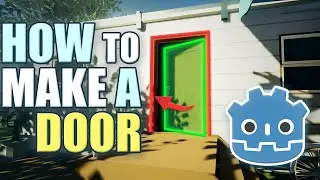 Learn How to Create an Interactive Door in 6min! 🚪| Godot Tutorial