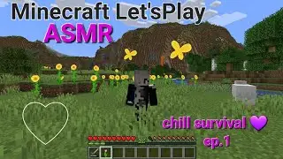 ASMR - Minecraft Let'splay! Yan's adventures - starting up