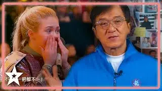 Karate Girl Gets A Surprise From Her Idol JACKIE CHAN on World's Got Talent | Kids Got Talent