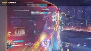 Overwatch - Reinhardt quadruple enviro kill