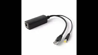 How to convert DC12V IP camera to POE connection