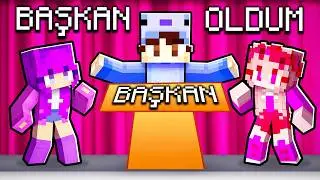 KIZLARA Özel Minecraft Sunucusunda BAŞKAN OLDUM
