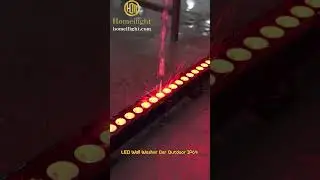 Hot!Hot!Let's give the led wall washer bar IP65 a bath#ledlights #event #light #outdoor lighting