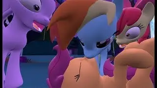 RAINBOW DASH MAKES OUT WITH SCOOTALOO ROMANTIC MY LITTLE PONY RIDE COMIC