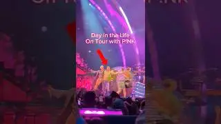 What is life like performing for P!NK?