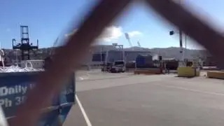 How do logging trucks get their trailer on top of themselve