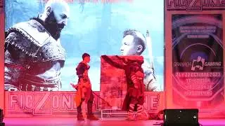 Ficzone 2023 - Concurso cosplay - God of war Ragnarok (mención especial invitada mads)