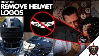 Remove Logos/Badging from your Cascade Lacrosse Helmet