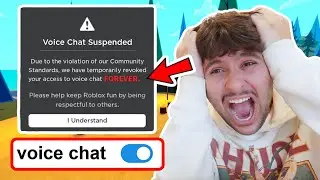 THIS IS THE MOST IVE EVER BEEN BANNED FROM ROBLOX VOICE CHAT 😭