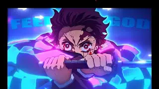 Tanjiro || FEEL LIKE GOD || Filmora X !