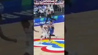 Dirty Play of Dominican Republic Player Against Junmar Fajardo of Gilas Pilipinas