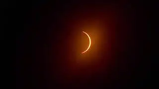 Последнее полное солнечное затмение в 2020 / Timelapse