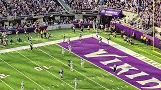 Minnesota Vikings RB Aaron Jones TD run vs Detroit Lions.  US Bank Stadium.  October 20, 2024.