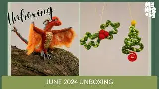 June 2024 Unboxing | Needle Felting Subscription Boxes | The Makerss