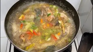 Cobain bikin Asem asem ayam dengan bahan seadanya || enak dan segar