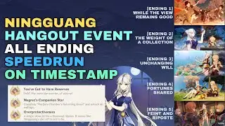 Ningguang Hangout Event All Endings - Speedrun Guide and 3 Secret Achievements | 