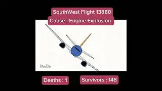 Southwest Flight 1380 Landing Animation 