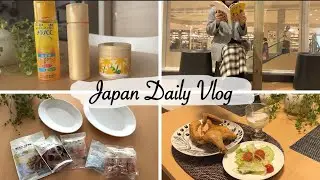 skincare routine in winter, shopping at MUJI, favorite fried chicken from Hokkaido | vlog