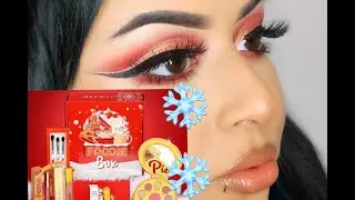 GLAMLITE FOODIE BOX UNBOXING & EYE TUTORIAL