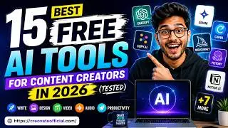 15 Best Free AI Tools for Content Creators in 2026 (Tested)