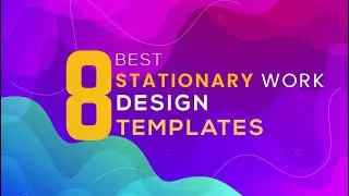8 Best Stationary Work Design Templates