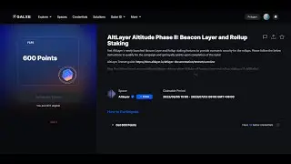 AltLayer Testnet Offer Task 2 ,AltLayer Altitude Phase II: Beacon Layer and Rollup Staking