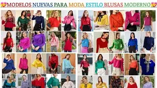 50 BONITAS BLUSAS ELENGANTES PARA USAR COM SAIAS | MODA MAIS 50 ANOS MARCIA DINIZ BLUSEN MODA MODELO