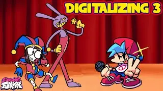 FNF: DIGITALIZING 3 // Vs Pomni & Jax // +Lyrics // TADC Mod █ Friday Night Funkin' █
