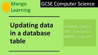 Update a database table