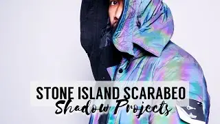 £1450 STONE ISLAND 'SHADOW PROJECTS' 'SCARABEO' REFLECTIVE JACKET