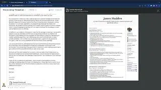How to set up ThreadLive and Share a Thread