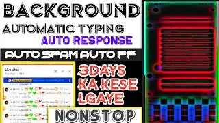background automatic 👊non-stop typing | How to set bg auto loader| background में auto कैसे लगाए🤔