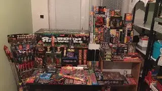Moje Kompletní Pyrotechnika za 24500Kč/960€ 2017/18