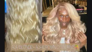 👱🏽‍♀️EASY ASH BLONDE W/ ASH BROWN ROOTS & HIGHLIGHTS | 613 TKK LUXE WIG 30”
