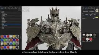 3D Cinematic Concept Design: The Immortal King-Rumwald