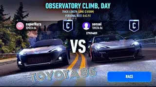 NFS No Limits 😍😍😍 TOP SPEED TOYOTA 86 FULL THROTTLE ACCELERATION | DAY 1 McLaren Artura