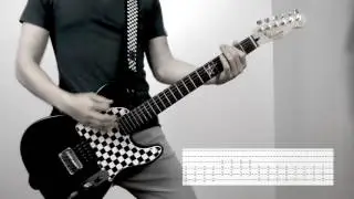 Skillet   The Resistance Guitar Cover w Tabs on screen