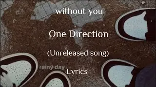 One Direction - without you (Unreleased song) - (lyrics)